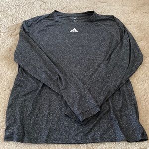 Men’s Adidas dark grey long sleeve, size L, great condition!